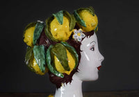 Lady L. - Handmade Ceramic Head Pot